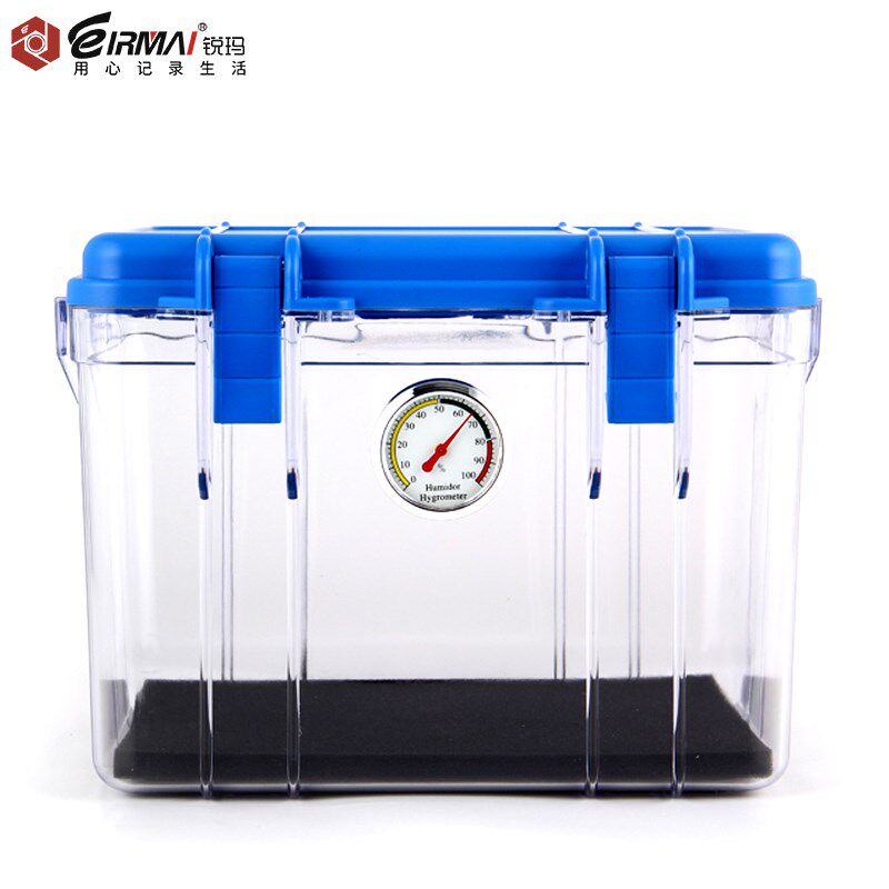 锐玛单反防潮箱摄影器材箱干燥箱相镜头除湿密封箱吸湿卡
