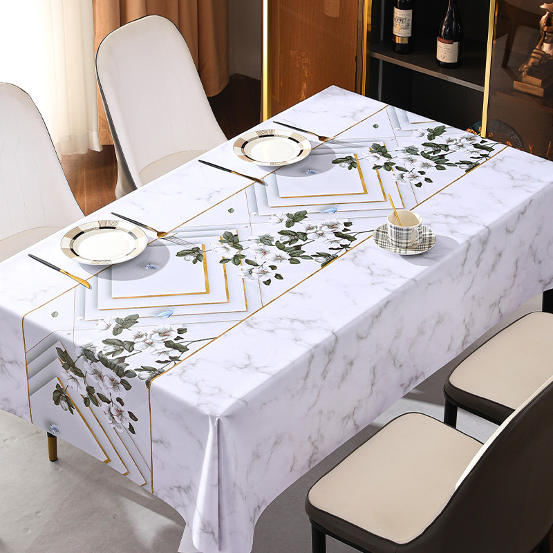 年新款饭桌布高级感桌布防水防烫防油免洗茶几垫长方形餐,居家布艺,桌布,淘宝优惠券,粉丝福利购,淘宝优惠卷
