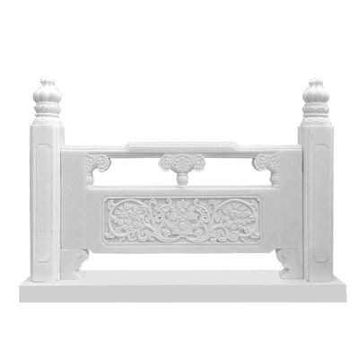 汉白玉石雕栏杆曲阳石栏板大理石围栏桥梁护栏景观河道