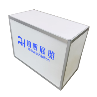 八棱柱咨询桌展会拆卸展桌参展展位前台接待桌铝合金型材桌子
