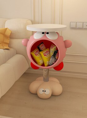 星之卡比零食架客厅大型电视柜沙发旁边卧室落地软装饰品煤球