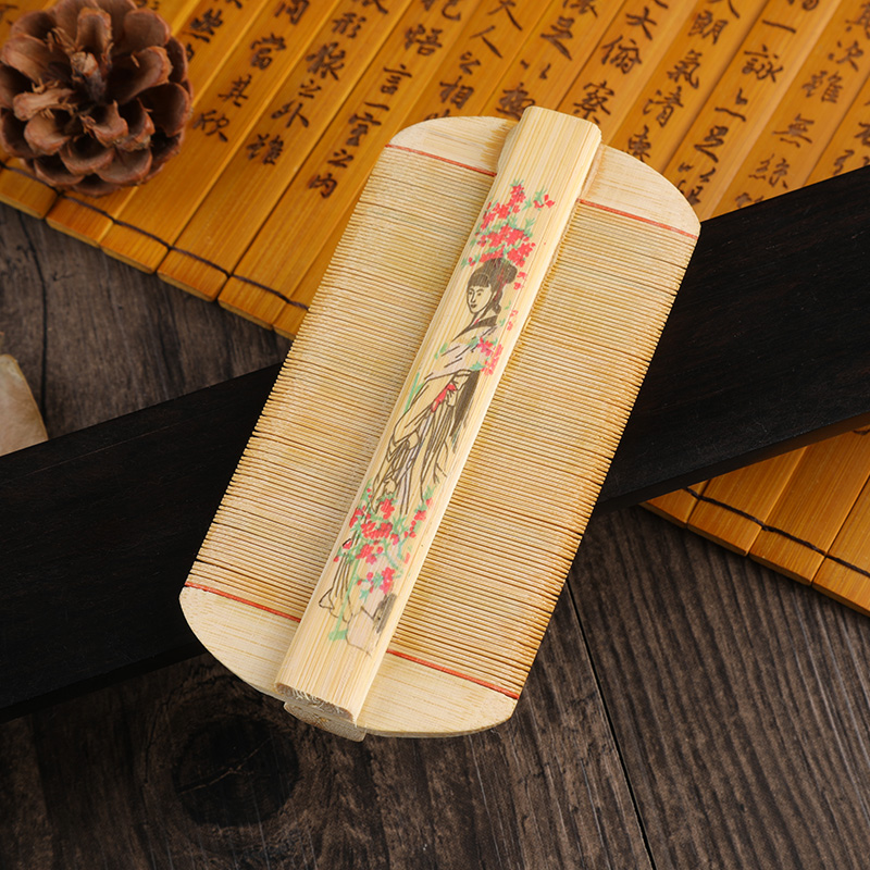 竹篦子除头虱子梳超密齿女去头屑虱卵老式竹制儿童加密细齿头虱除