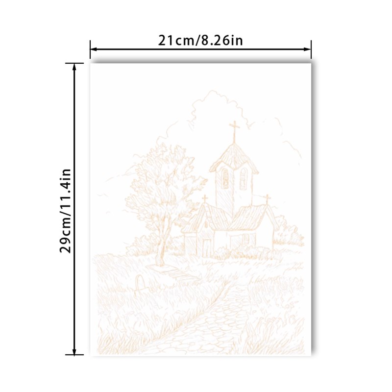 大美建筑涂色卡创意美术线稿马克笔上色填色本建筑风景涂鸦装饰画