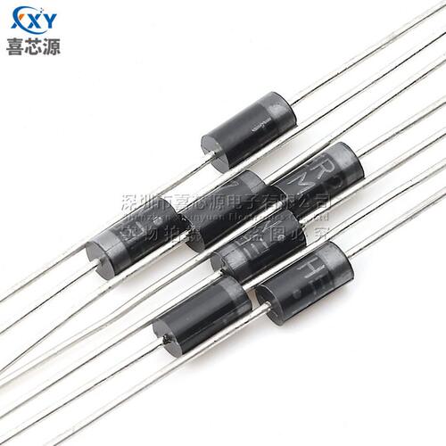 甄选全新现货HER207快恢复二极管 2A 800V 封装DO-15直插二极管整