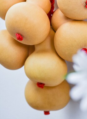 天然真葫芦串多福多禄招财纳福家居客厅挂件客厅装饰门对门挂件