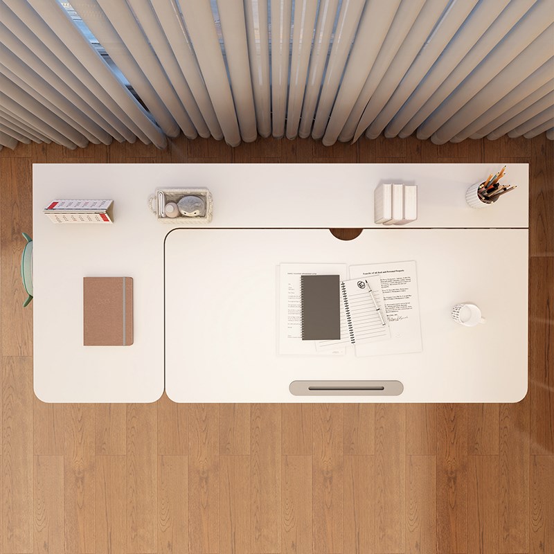 象森蒙儿童学习桌小学生书桌家用写字桌椅卧室可掀背实木升降桌子