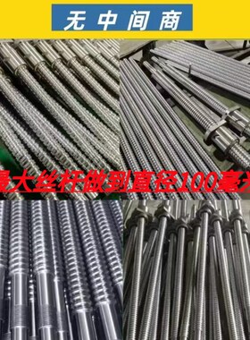 精密滚珠丝杠螺母装滑台模组    升降滑台全副丝