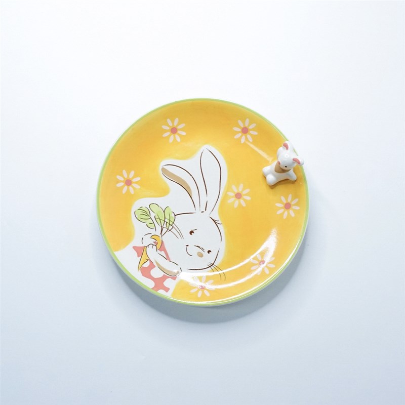 泰国儿童餐盘爱创意早餐盘菜盘点心平盘