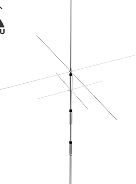 协谷7.5MHZ 4频段基站GP垂直短波天线VG4适配G90 X6100 X6200