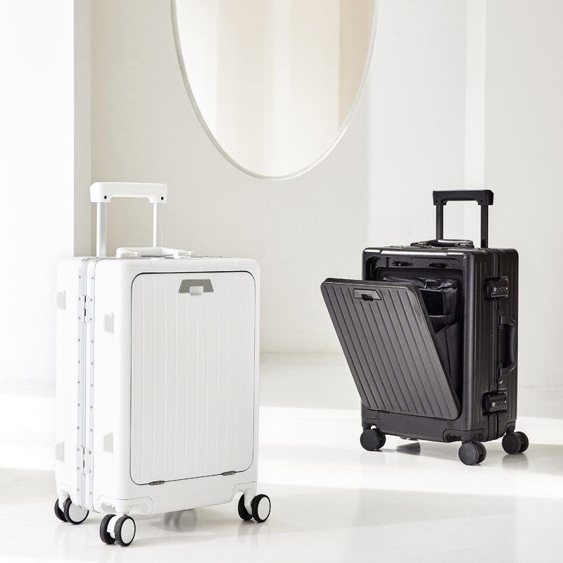 前开盖行李箱女铝框拉杆箱商务20寸登机小型电脑Q密码箱男24旅行,箱包皮具/热销女包/男包,旅行箱,淘宝优惠券,粉丝福利购,淘宝优惠卷