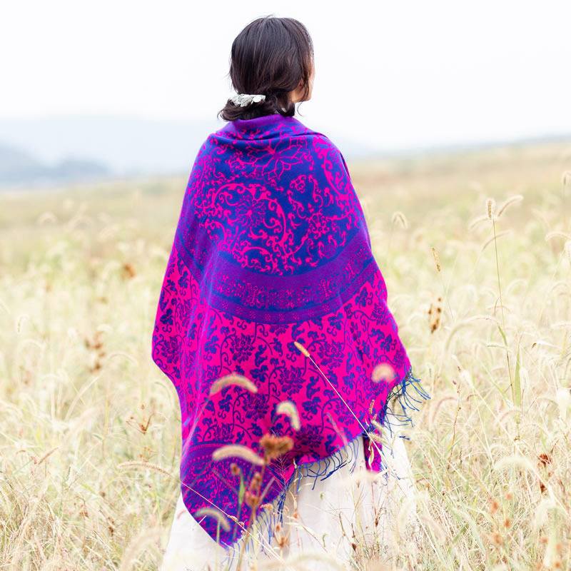 民族风披肩春秋披巾毯旅游大方巾加厚两用秋S冬外搭斗篷围巾女,服饰配件/皮带/帽子/围巾,围巾/丝巾/披肩,淘宝优惠券,粉丝福利购,淘宝优惠卷