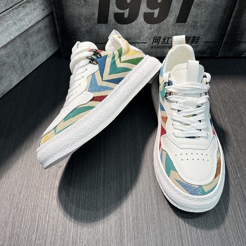 鞋子男潮流百搭迷彩男士板鞋2024新E款夏季运动休闲鞋透气帆布男,流行男鞋,休闲板鞋,淘宝优惠券,粉丝福利购,淘宝优惠卷