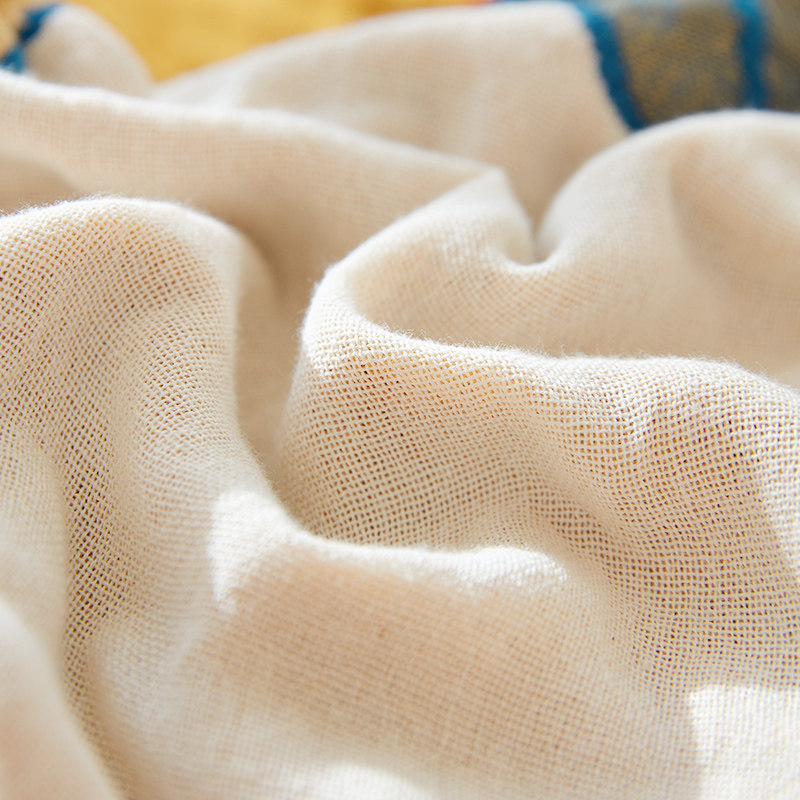 国潮纱布被子大人午休沙发盖毯夏季毛巾被U单双人毯子床单,床上用品,休闲毯/毛毯/绒毯,淘宝优惠券,粉丝福利购,淘宝优惠卷