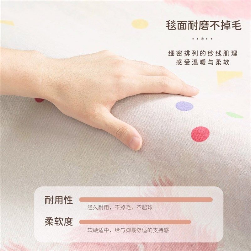 2025新款儿童房地毯防滑地w垫免洗可擦卧室可爱卡通阅读区满铺垫,居家布艺,地毯,淘宝优惠券,粉丝福利购,淘宝优惠卷