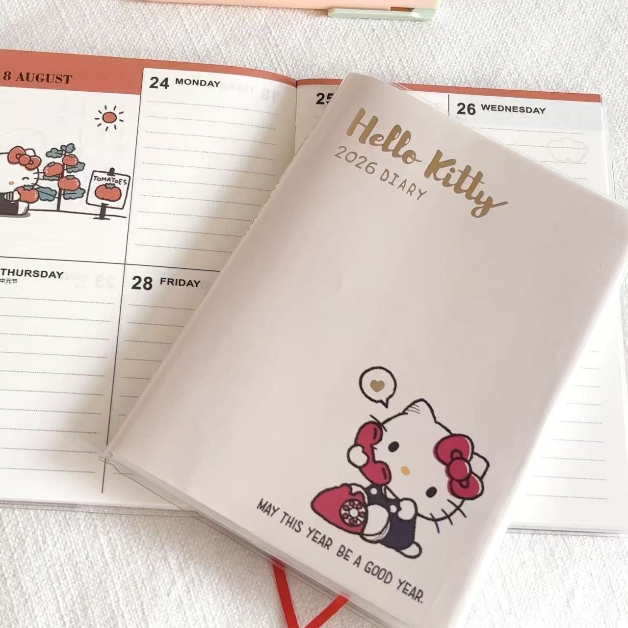 2026年新款可爱kt猫手账日程本