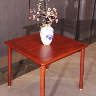 中式小椅子紫檀小官帽实木靠背椅餐椅儿童椅仿R古茶几椅三件套传