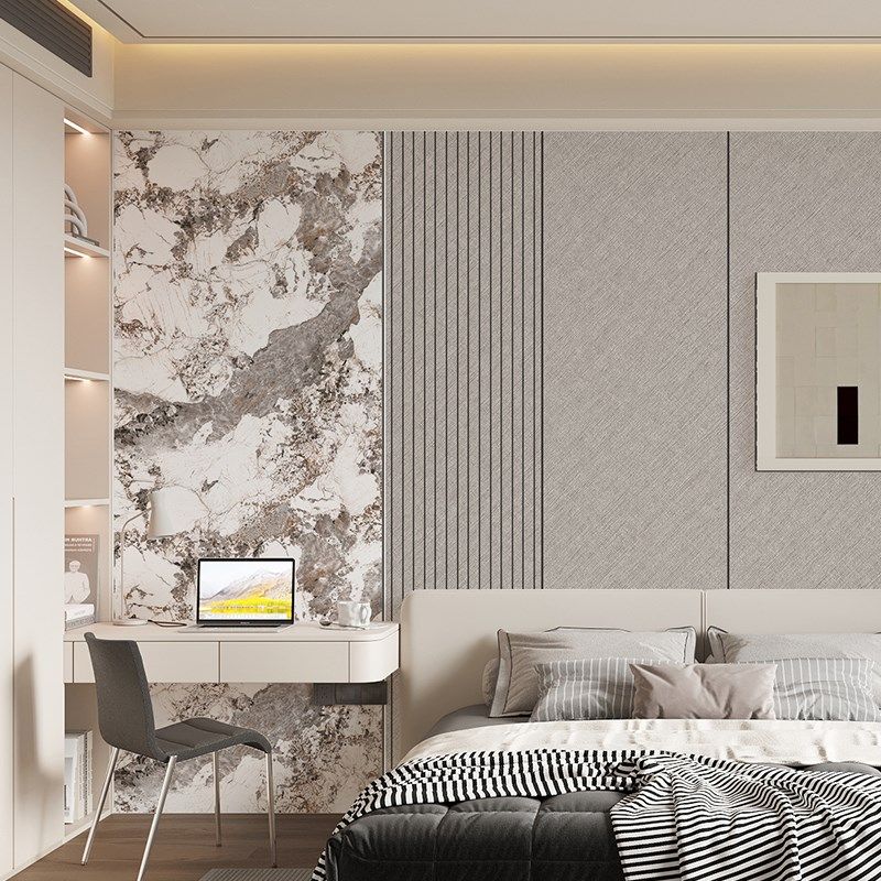 自粘大理石岩板墙贴客厅卧室床头背景墙壁纸防Q水防撞墙面装饰墙,家居饰品,软装墙贴,淘宝优惠券,粉丝福利购,淘宝优惠卷