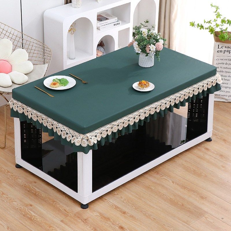 PU皮烤火桌g防水防油皮罩长方形电炉茶几皮套电暖炉免洗桌布套桌,居家布艺,烤火罩,淘宝优惠券,粉丝福利购,淘宝优惠卷