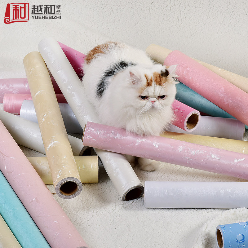 纯色墙贴纸自粘防水防潮自贴卧室温馨防水壁纸宿U舍墙贴装饰改造,家装主材,自贴墙纸/自粘墙纸,淘宝优惠券,粉丝福利购,淘宝优惠卷