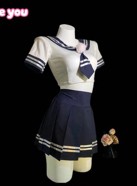 Like You学院风性感内衣学妹jk超短裙纯欲水手服学生制服趣味床上