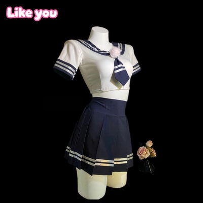 Like You学院风性感内衣学妹jk超短裙纯欲水手服学生制服趣味床上
