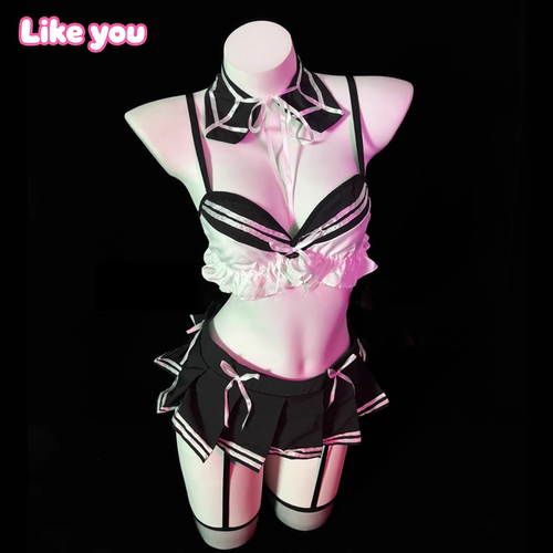 Like You日系学院风性感纯欲风辣妹jk制服套装qqny纯欲性感可爱女