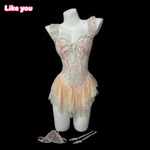 Like You内衣女纯欲性感qqny蕾丝角色扮演睡衣约会诱惑尺度大睡裙