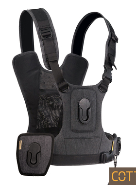 Cotton G3 双相机背带人体工学摄影背心相机快装减重 望远镜快挂