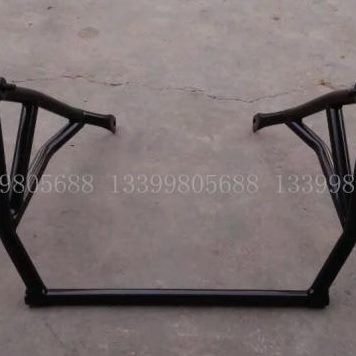 黄特技竞技杠保险杠60杠30防摔00改装/巡护杠不锈钢0缓冲黄龙60