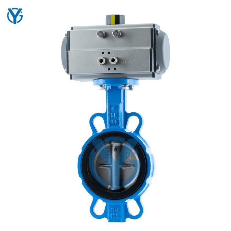 气动对夹蝶阀D671X-16PAT四氟密封高温无销蝶阀耐酸碱X通用304阀,五金/工具,蝶阀,淘宝优惠券,粉丝福利购,淘宝优惠卷