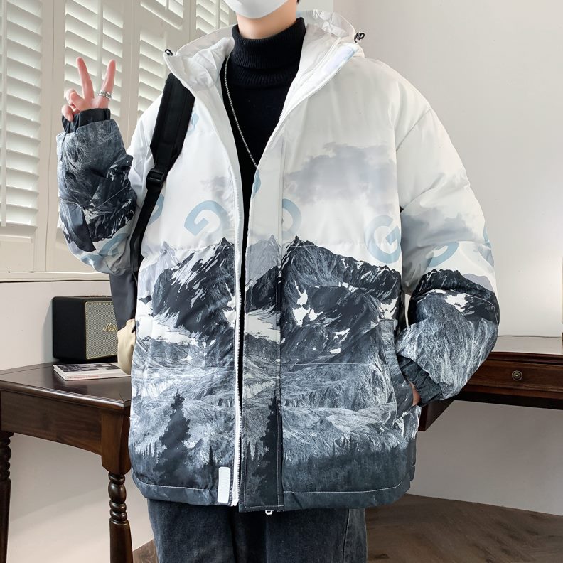 子冬季青少年棉衣棉服2024初中高中学生大童新款棉袄男款羽绒加厚