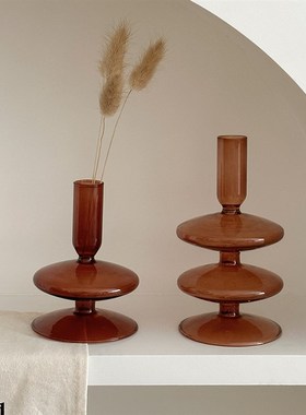 轻奢客厅摆件花瓶复古创意入户摆设桌面房间电视柜拍照装饰