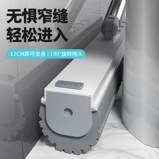 吸水家用一拖净干湿两用胶棉拖地神器海棉头浴室 海绵拖把2021新款