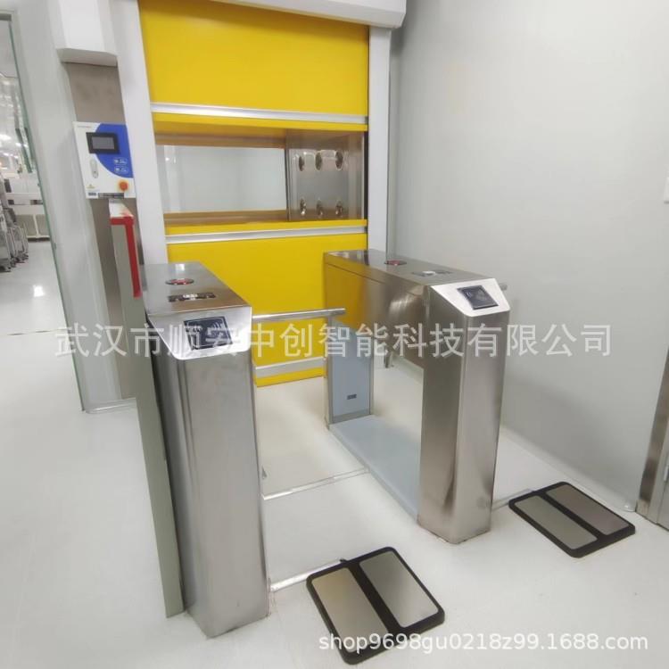ESD通道门禁系统三辊闸工厂人行闸机静电通道管理系统防静电闸机