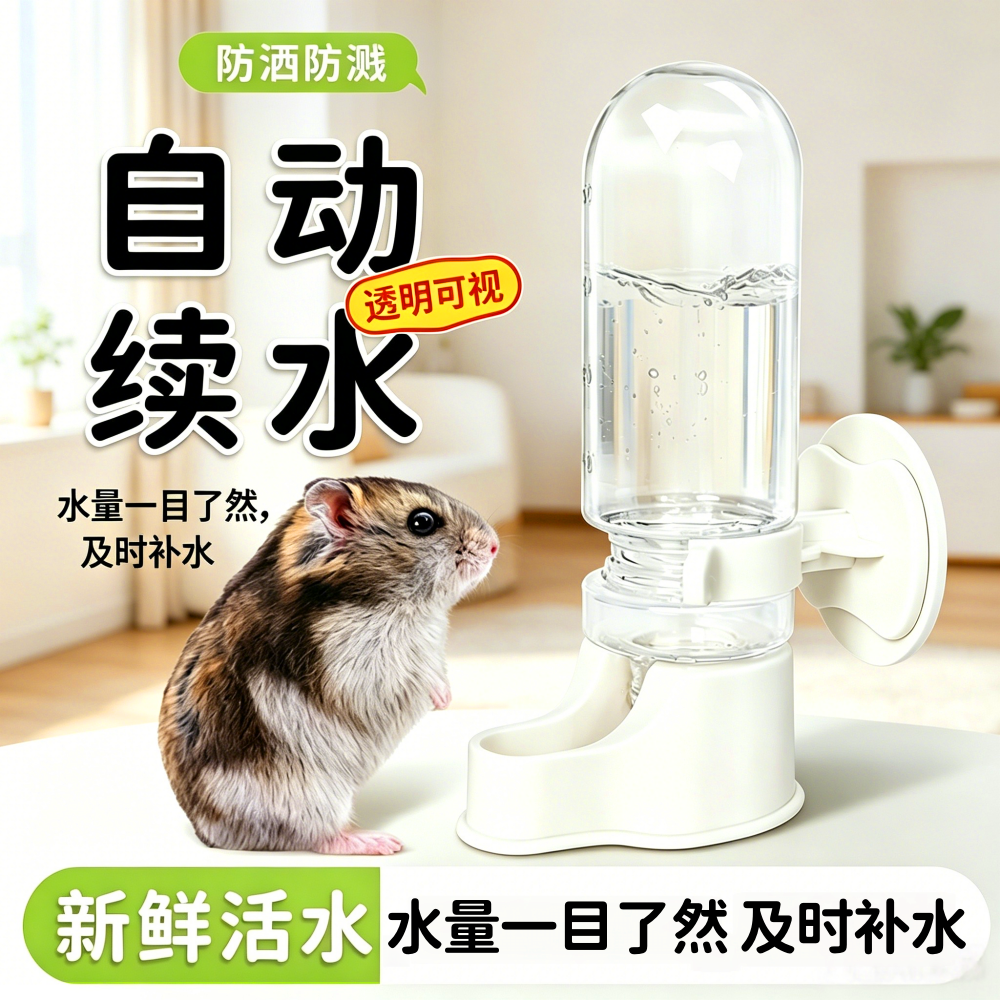 小宠不漏水自动悬挂饮水器