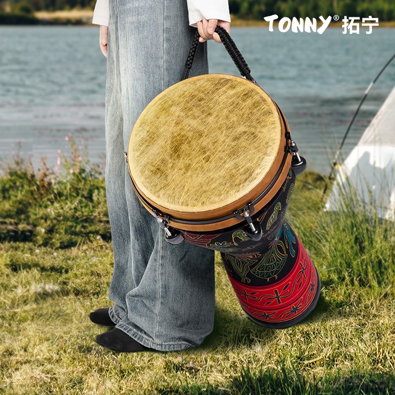 拓宁标准12寸演奏级非洲鼓成人11寸丽江手鼓10寸儿童拍拍鼓