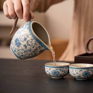 陶瓷公杯高端功道杯高级分茶杯 憨器汝窑公道杯泡茶分茶器2024新款