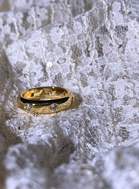 2024年 爱喝咖啡 都要来一个 品味gao个档次 戒指指环大颗 气场绝