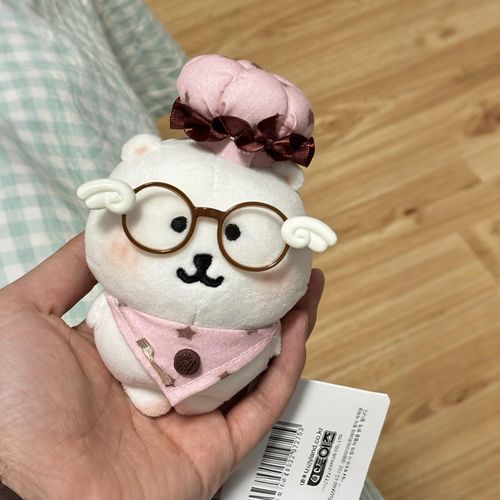 自嘲熊娃衣10cm甜品师套装帽子围兜口水巾13厘米棉花娃娃公仔衣服