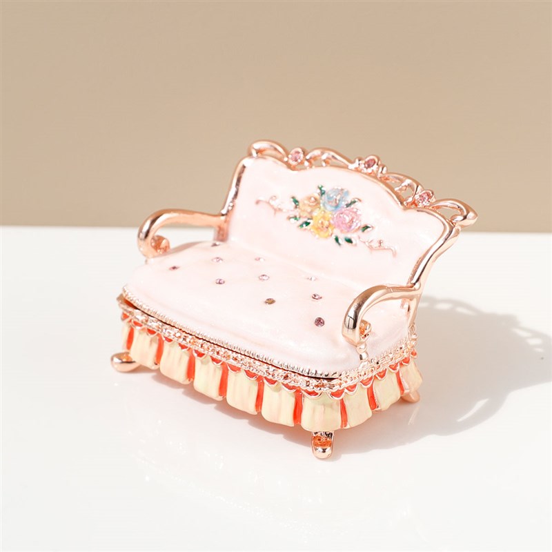 欧式宫廷风首饰盒创意家居装饰品摆件梳妆台收纳盒结婚礼物送女友