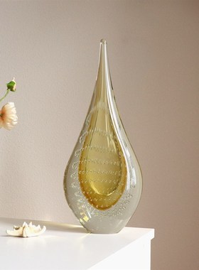 轻奢摆件网红软装家居饰品客厅装饰北欧创意现代简约玻璃艺术