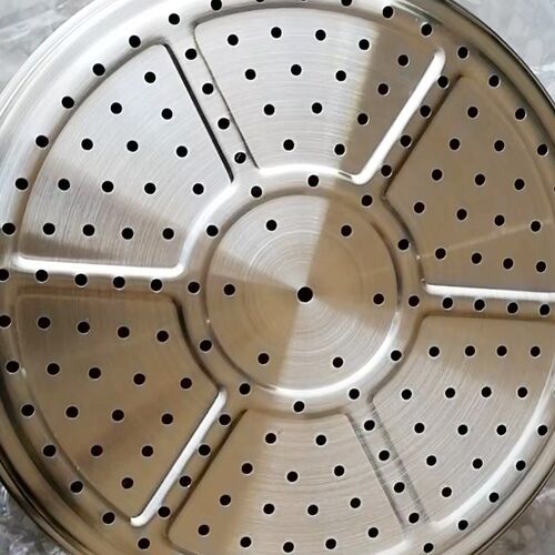 欧美达蒸锅304不锈钢加厚蒸笼家用笼屉30cm配件蒸格