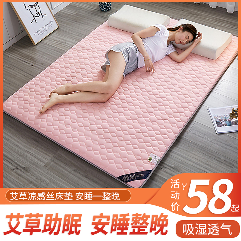 夏天睡地上的垫子打地铺专用床垫可折叠神器简易防潮地垫睡觉家用