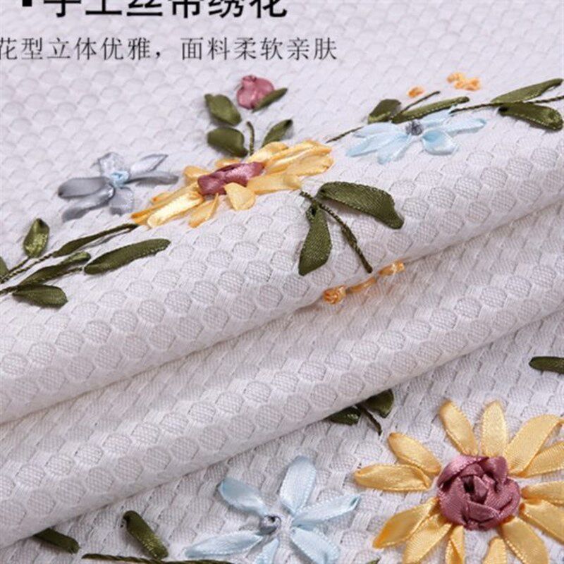 防尘布盖布床头柜艺田园布蕾丝台布正方形家用茶几微波炉家具盖巾