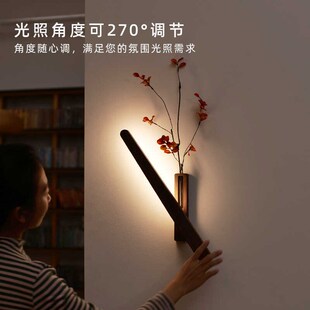 接电款原木墙面装饰花器壁灯卧室走廊入户灯氛围灯花艺插花小夜灯