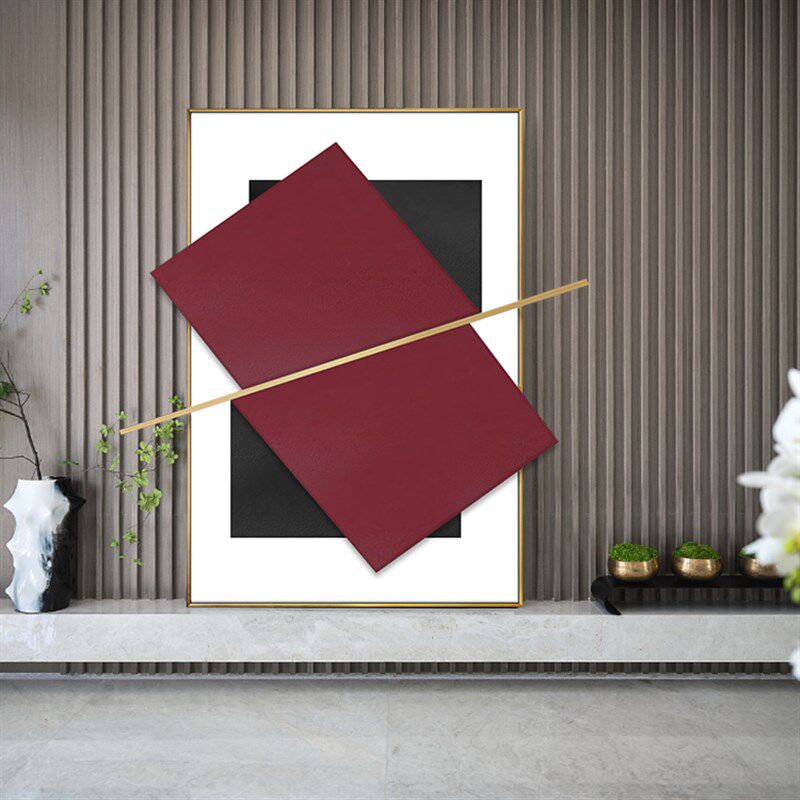 皮革实物立体装饰画客厅沙发背景墙艺术抽象餐厅样板间画卧室挂画