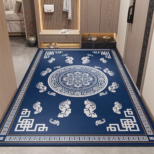 祥云入户门地垫新中式脚垫门垫进门家用地毯耐脏防滑可裁剪地垫子