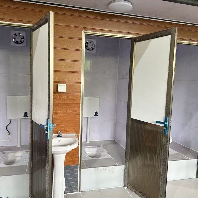 广东专业生产全新金属雕花板厕所豪华雕花板卫生间可移动洗手间