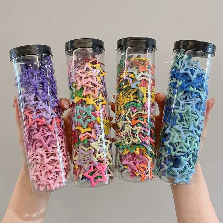 星星发夹y2k多巴胺儿童发饰五角星宝宝小发卡侧边刘海可爱bb夹子