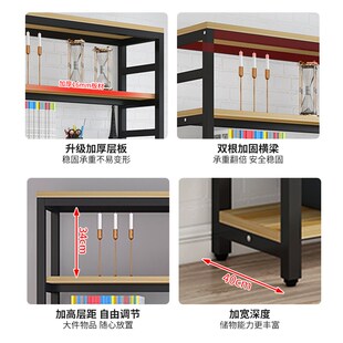 货架置物架超市仓储展示架落地储物展示柜家用书架简易多层陈列柜